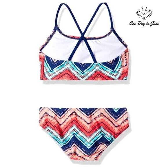 Kanu Surf Alania Flounce Bikini Swimsuit Size 12 - Picture 2 of 5